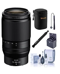Nikon Nikkor Z 70-180mm f/2.8 Lens, Bundle with Medium Lens Case, 67mm Filter Kit, Lens Pen Lens Cleaner, Cleaning Kit and Lens Cap Tether