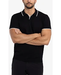 Xray Men's Collar V-Neck Polo Sweater