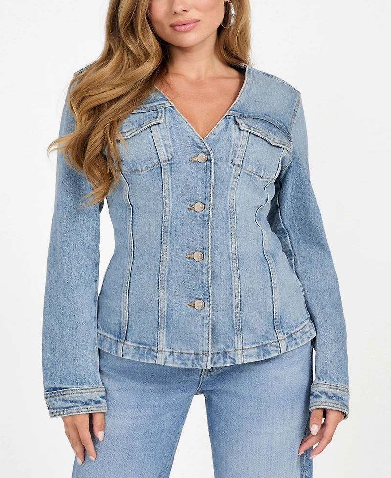 Guess Women's Camille Denim Blazer
