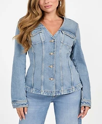 Guess Women's Camille Denim Blazer
