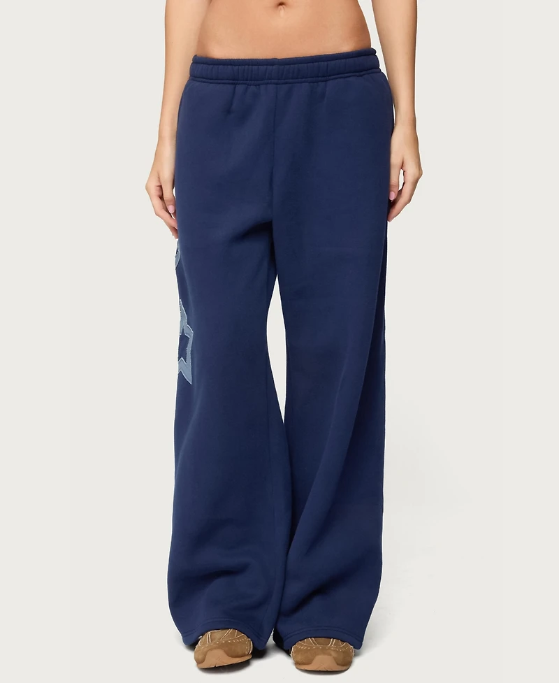 Edikted Women's Starly Straight Leg Sweatpants