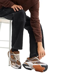 Coach Men's Mesh Round Toe Sneakers
