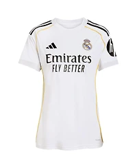 Adidas Women's Kylian Mbappe White Real Madrid 2025/26 Home Replica Player Jersey