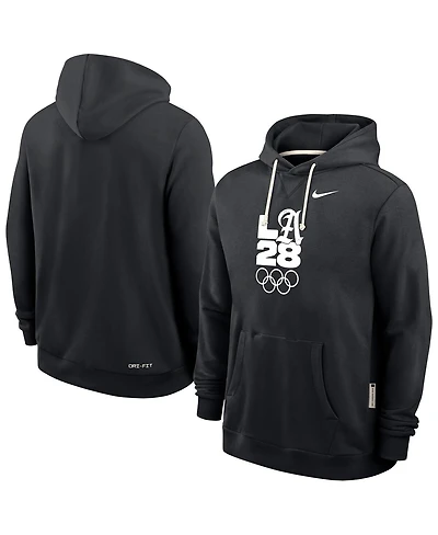 Nike Men's Black LA28 Summer Standard Issue Dri-fit Hoodie