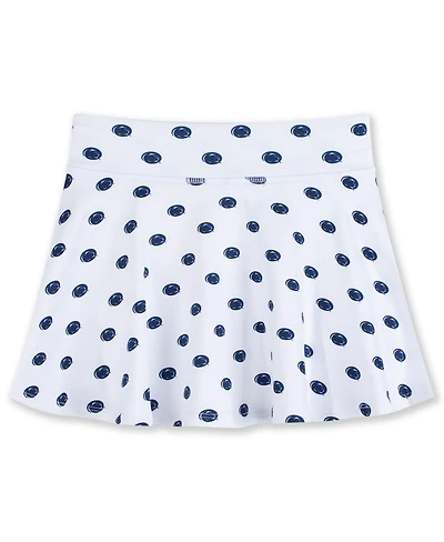 ZooZatz Big Girls White Penn State Nittany Lions All-Over Print Tennis Skort