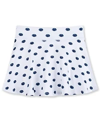 ZooZatz Big Girls White Penn State Nittany Lions All-Over Print Tennis Skort