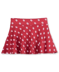 ZooZatz Big Girls Crimson Oklahoma Sooners All-Over Print Tennis Skort