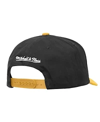 Mitchell & Ness Men's Black/Gold Boston Bruins May Flowers Pro Crown Adjustable Hat