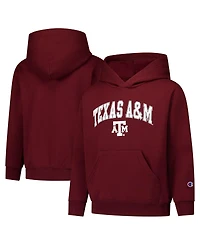 Champion Big Boys and Girls Maroon Texas A&M Aggies Campus Pullover Hoodie