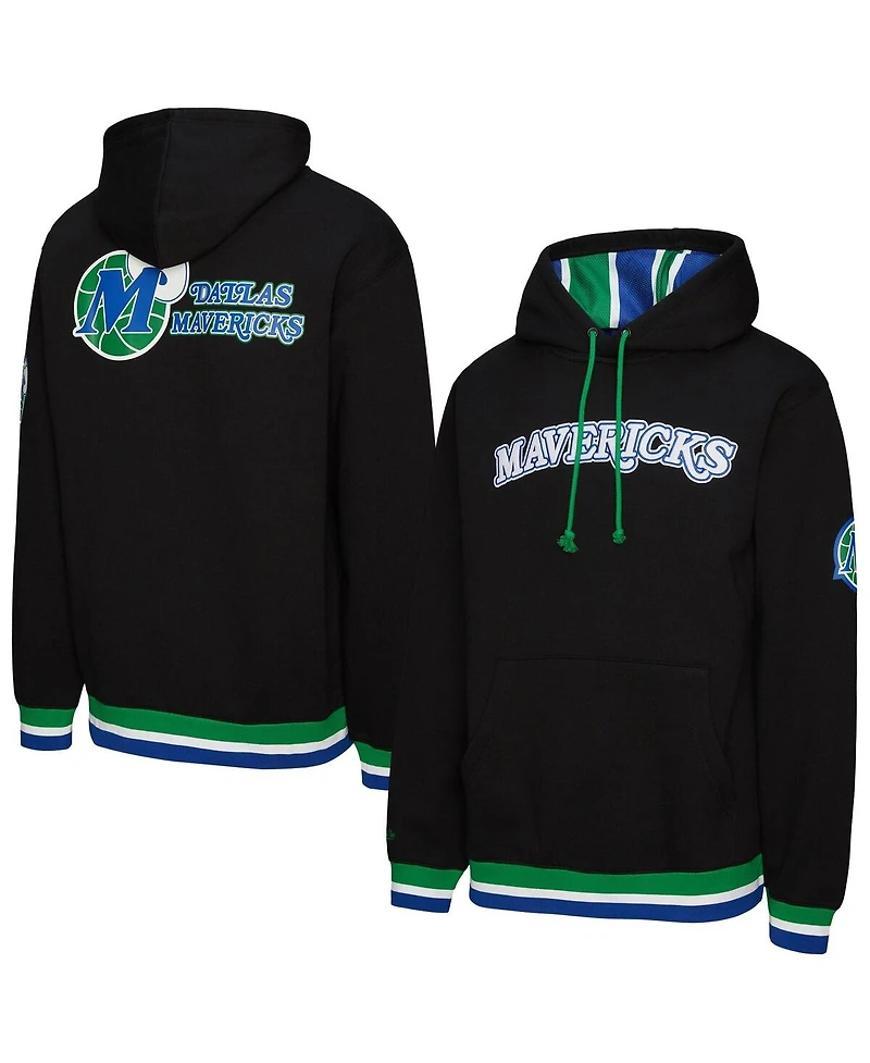 Mitchell & Ness Men's and Women's Black Dallas Mavericks Heavyweight Hoodie