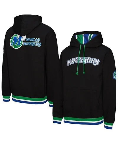 Mitchell & Ness Men's and Women's Black Dallas Mavericks Heavyweight Hoodie