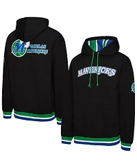 Mitchell & Ness Men's and Women's Black Dallas Mavericks Heavyweight Hoodie