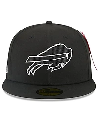 New Era x Alpha Industries Men's Black Buffalo Bills 59FIFTY Fitted Hat