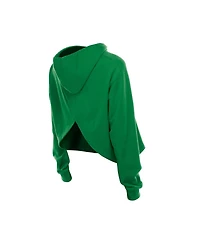 New Era Women's Kelly Green Boston Celtics Glam Game Open Back Hoodie