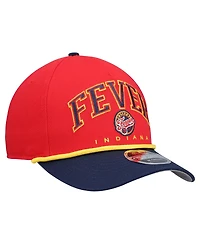 New Era Men's Red Indiana Fever Bold Arch Coolera 9FORTY A-Frame M-Crown Adjustable Hat