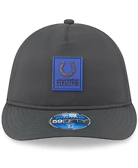 New Era Men's Charcoal Indianapolis Colts 2025 Sideline Cold Weather Retro Crown 59FIFTY Fitted Hat