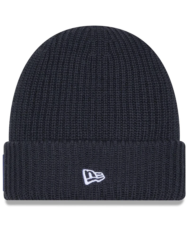 New Era Men's Charcoal New York Jets 2025 Sideline Cold Weather Cuffed Knit Hat