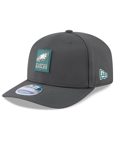 New Era Men's Charcoal Philadelphia Eagles 2025 Sideline Cold Weather 9SEVENTY Adjustable Hat