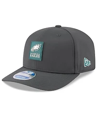 New Era Men's Charcoal Philadelphia Eagles 2025 Sideline Cold Weather 9SEVENTY Adjustable Hat