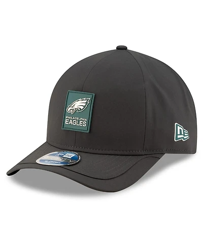 New Era Men's Charcoal Philadelphia Eagles 2025 Sideline Cold Weather 9FORTY M-Crown Adjustable Hat