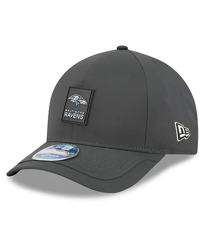 New Era Men's Charcoal Baltimore Ravens 2025 Sideline Cold Weather 9FORTY M-Crown Adjustable Hat