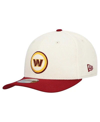 New Era Men's Stone Washington Commanders Loyal Corduroy 9SEVENTY Adjustable Hat