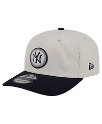 New Era Men's Cream New York Yankees Loyal 9SEVENTY Adjustable Hat