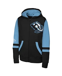 Outerstuff Big Boys and Girls Black Utah Mammoth Face Off Full-Zip Hoodie