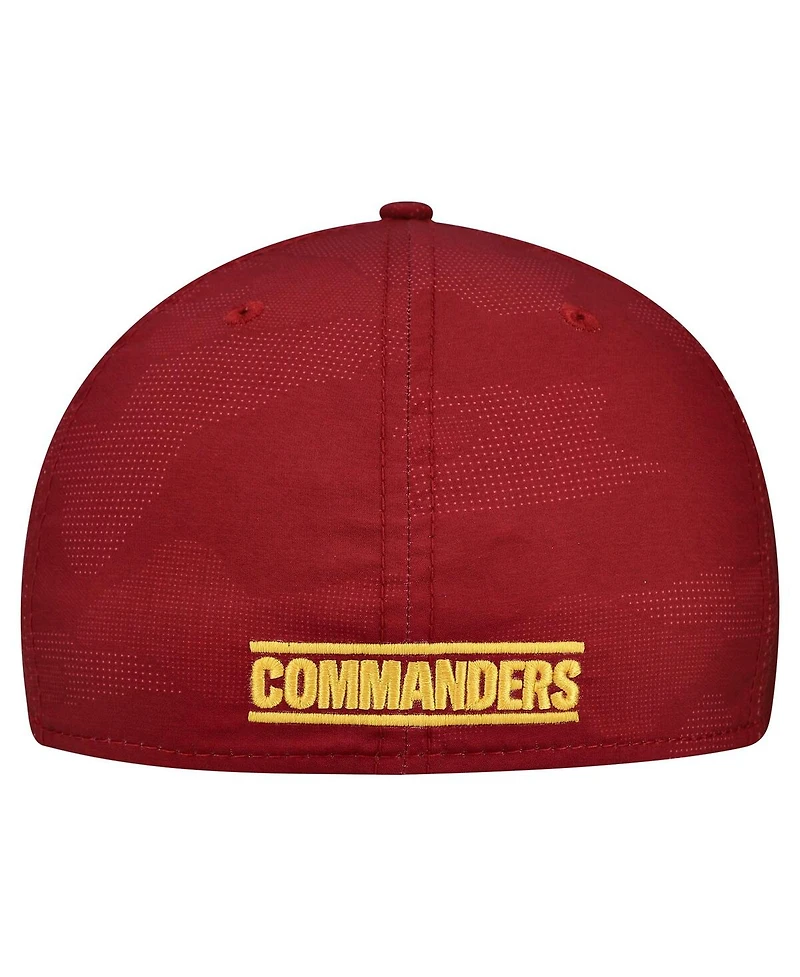 New Era Men's Burgundy Washington Commanders Tonal Camo 39THIRTY Stretch Fit Hat