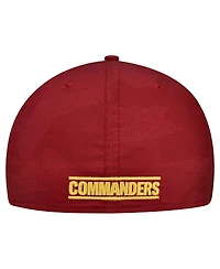 New Era Men's Burgundy Washington Commanders Tonal Camo 39THIRTY Stretch Fit Hat