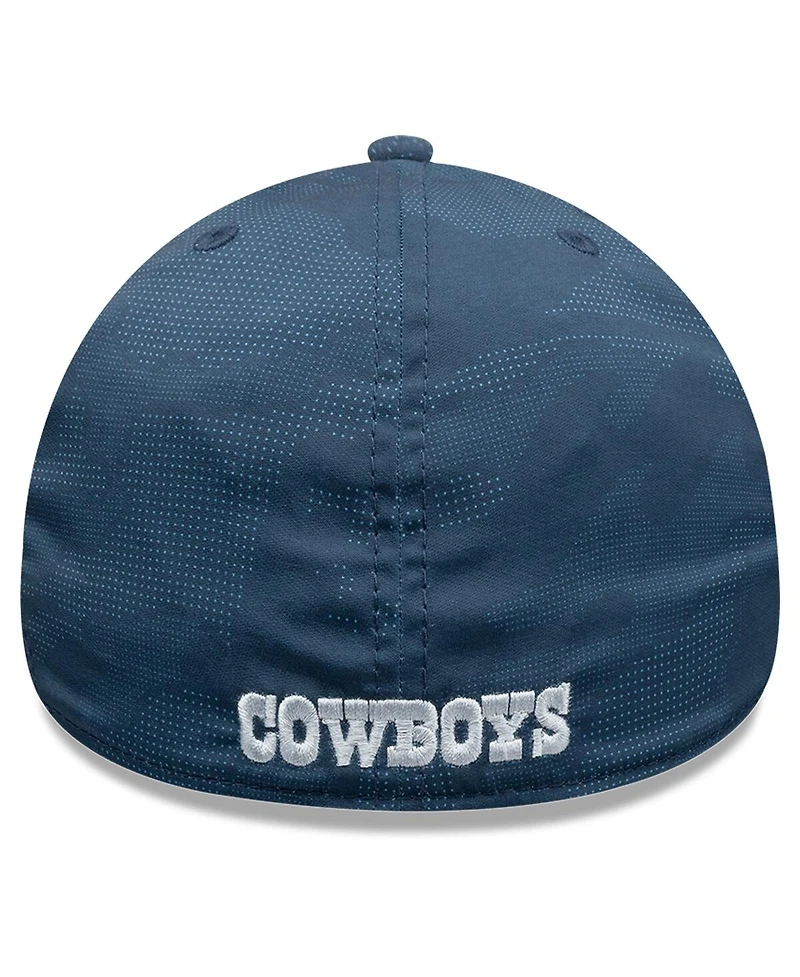 New Era Men's Navy Dallas Cowboys Tonal Camo 39THIRTY Flex Hat