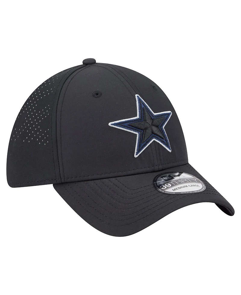 New Era Men's Black Dallas Cowboys 39THIRTY Flex Hat
