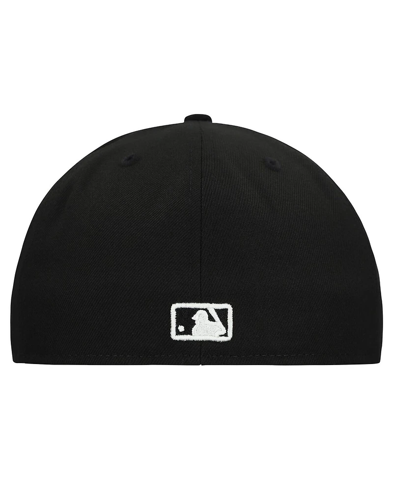 New Era Men's Black St. Louis Cardinals Tri-Hit 59FIFTY Fitted Hat