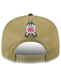 New Era Men's Dark Green Cincinnati Bengals 2025 Salute to Service Split Panel 9FIFTY Snapback Hat