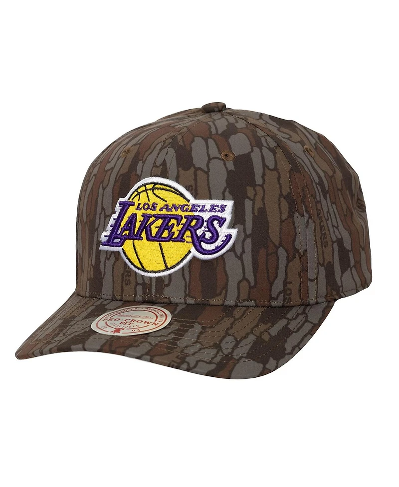 Mitchell & Ness Men's Camo Los Angeles Lakers Hidden Pro-Crown Adjustable Hat