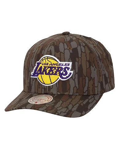 Mitchell & Ness Men's Camo Los Angeles Lakers Hidden Pro-Crown Adjustable Hat