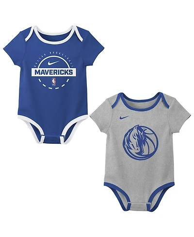 Nike Baby Boys and Girls 2-Piece Dallas Mavericks Bodysuit Set