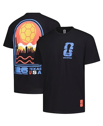 Outerstuff Men's Black 2026 Fifa World Cup Houston Host City Local Oversized T-Shirt