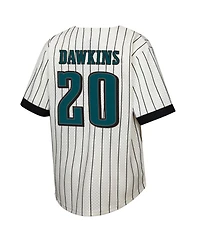 Mitchell & Ness Big Boys and Girls Brian Dawkins Cream Philadelphia Eagles Retired Player Name Number Baseball Jersey