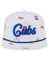 New Era Men's White Chicago Cubs Team Cheer Rope 19TWENTY Adjustable Hat
