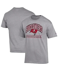 Champion Men's Heather Gray Tampa Bay Buccaneers Football T-Shirt