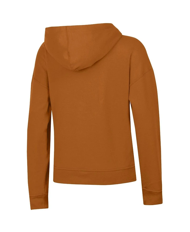 Champion Women's Texas Orange Texas Longhorns Powerblend Fleece Hoodie