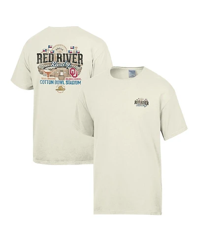 Comfortwash Men's Cream Texas Longhorns vs. Oklahoma Sooners Red River Rivalry Stadium Match Up T-Shirt
