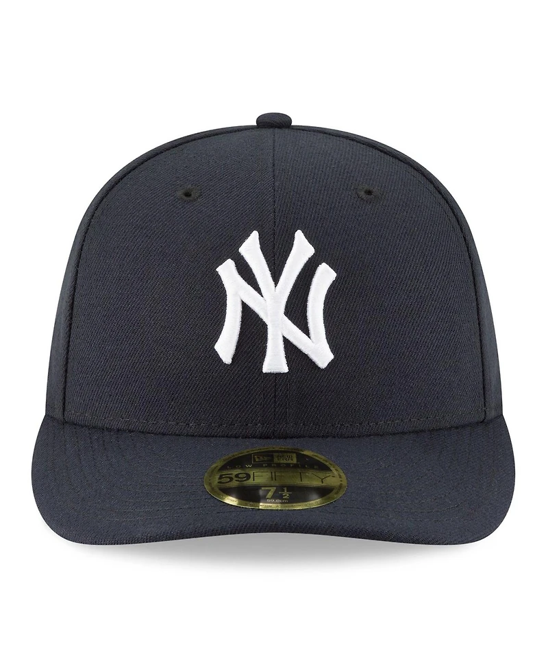 New Era Men's Navy York Yankees 2025 Mlb Postseason Side Patch Low Profile 59FIFTY Fitted Hat