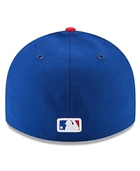 New Era Men's Royal Chicago Cubs 2025 Mlb Postseason Side Patch Low Profile 59FIFTY Fitted Hat