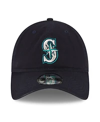 New Era Men's Navy Seattle Mariners 2025 Mlb Postseason Side Patch 9TWENTY Adjustable Hat
