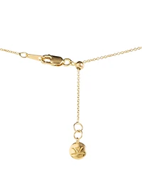 Le Vian Emerald (1/4 ct. t.w.), Chocolate Diamond (1/20 ct. t.w.) and Nude Diamond Necklace (3/20 ct. t.w.) in 14K Honey Gold