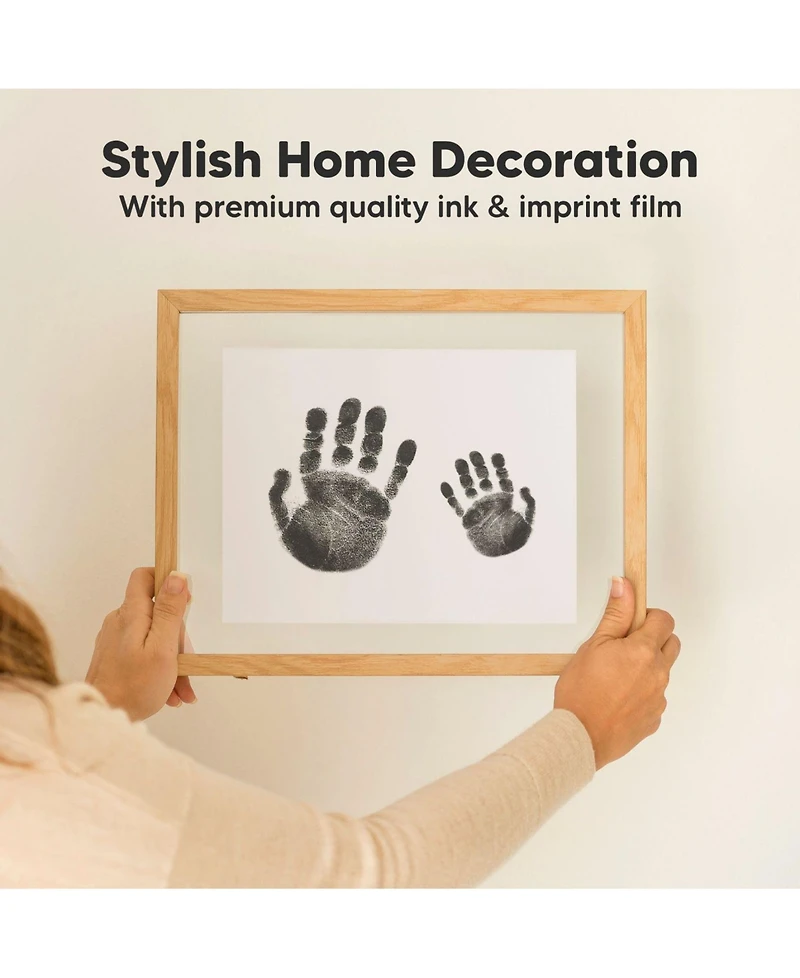 KeaBabies Kids 1pk Inkless Ink Pad Hand and Footprint Kit, Clean Touch Dog Paw, Nose Print Kit Pet Safe, Jumbo