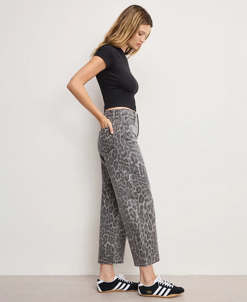 Good American Women's Relaxed Baggy High-Rise Jeans, Regular and Plus