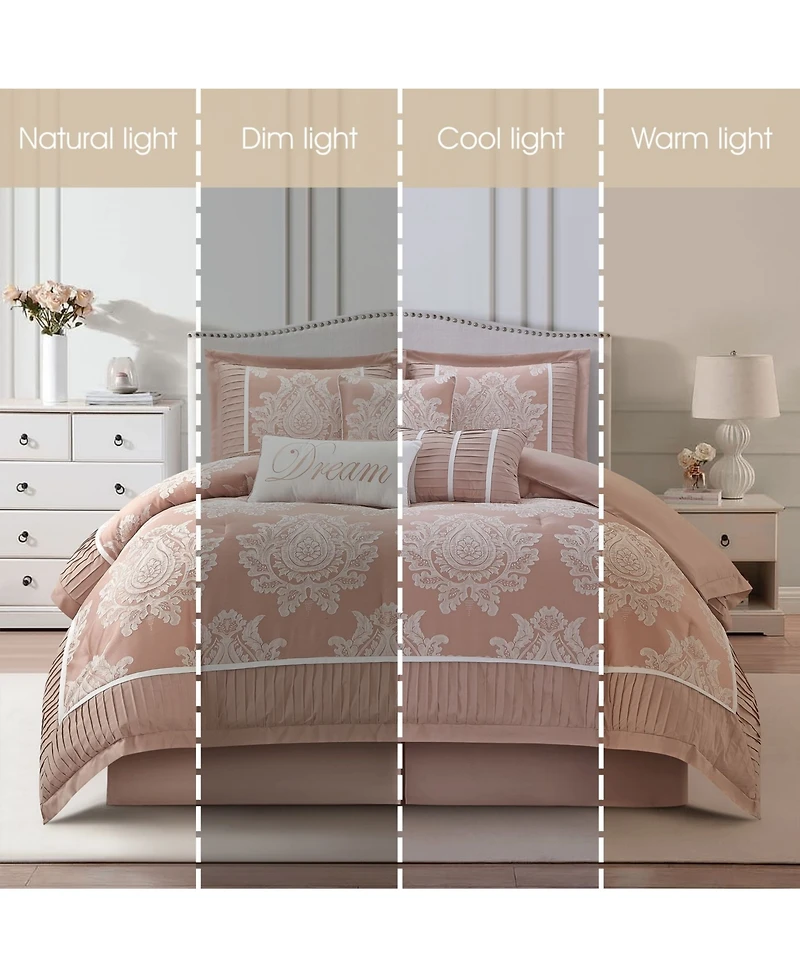 Stratford Park Therese Damask 7-Pc. Comforter Set